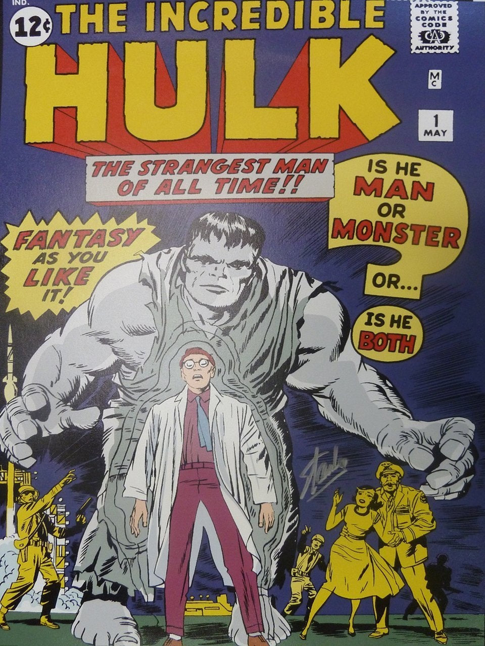 Origins-Hulk-Stan Lee Signed